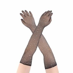 GUANTES DE RED CON STRASS