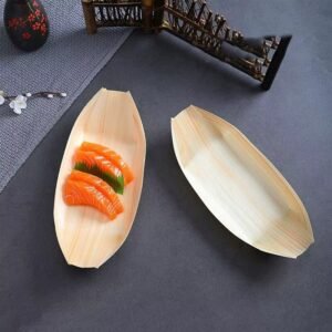 BOTE DE MADERA CANOA 240mm x 50un