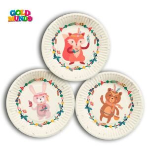 PLATOS ANIMALITOS NORDICOS X8