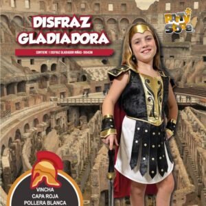 DISFRAZ GLADIADORA NIÑA S