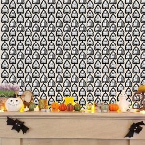 CORTINA METALIZADA FANTASMAS HALLOWEEN