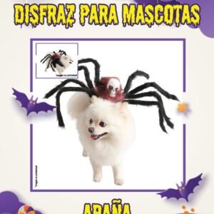 DISFRAZ ARAÑA PARA MASCOTA - TALLE M