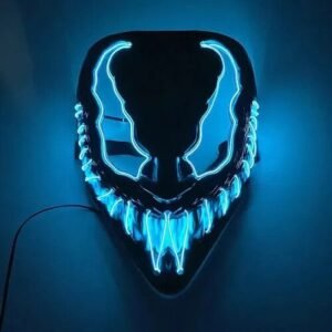 MASCARA LUMINOSA HILO LED VENOM