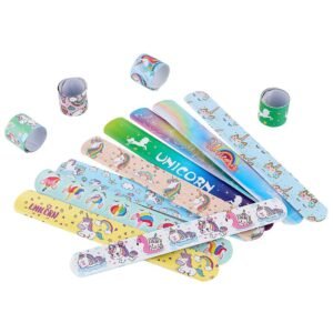 PULSERAS SLAP UNICORNIO - BOLSITA X 10 UNIDADES