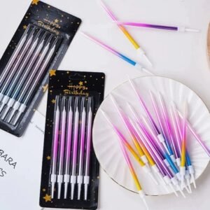 VELA DEGRADE METALIZADA X6