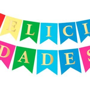 BANDERIN FELICIDADES STAMPING MULTICOLOR