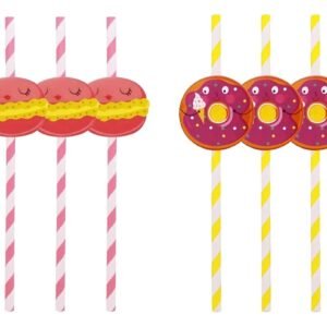 SORBETES DE POLIPAPEL DECORADO DONAS X 6 UNIDADES