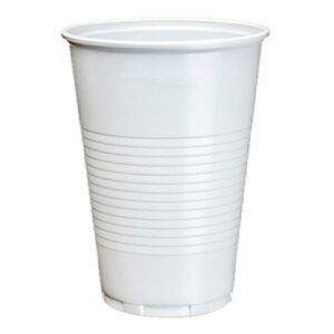 VASO PLASTICO BLANCO 330CC X10