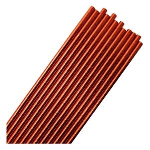 SORBETES POLIPAPEL ROJO METALIZADO X25