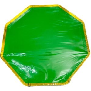 PLATO OCTAGONAL AWESOME X10 VERDE