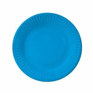 PLATO POLIPAPEL PLENO CELESTE X8