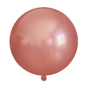 PIÑATA GLOBO CHROME GOLD ROSE 36''
