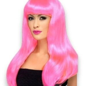 PELUCA LARGO ROSA