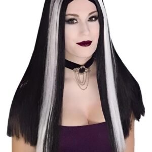PELUCA BRUJA NEGRA Y BLANCA