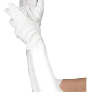 GUANTES DE DAMA/ CHARLESTON BLANCOS