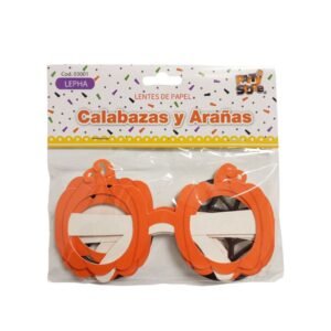 LENTES DE PAPEL HALLOWEEN - Bolsa x 6un