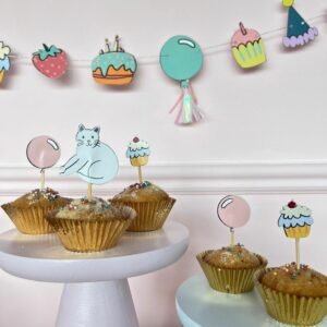 TOPPER GATOS GATITOS X9