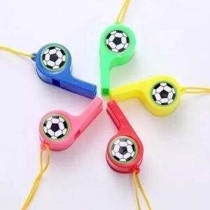 SILBATO PLASTICO FUTBOL X12