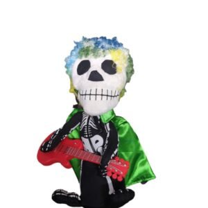 MUÑECO HALLOWEEN CANTANTE PELO AFRO MULTICOLOR