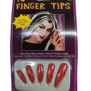UÑAS ROJAS HALLOWEEN