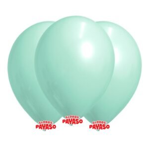 GLOBO LATEX 12'' PASTEL MENTA - X 25 U.