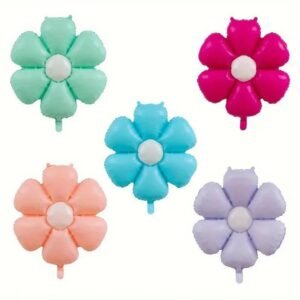 SET 5 GLOBOS MARGARITAS PASTEL