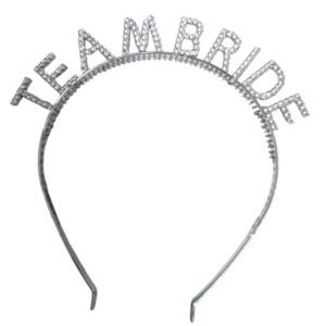 VINCHA PLASTICA STRASS TEAM BRIDE PLATA
