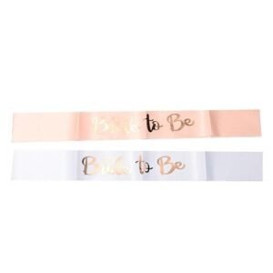 CINTA BANDA BRIDE TO BE ROSA
