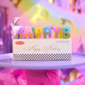 VELAS HAPPY BIRTHDAY PASTEL C/ GLITTER