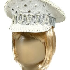 SOMBRERO CAPITAN FASHION *NOVIA* BLANCO