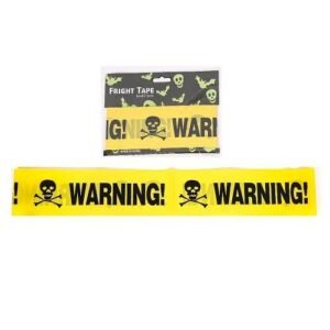 CINTA DEL CRIMEN WARNING negro 6 Metros x 1