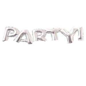 GLOBO PARTY! 93*58 PLATA