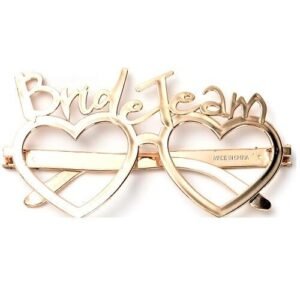 COMBO ANTEOJOS BRIDE TEAM ROSA GOLD X12
