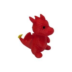 ADORNO 3D DRAGON CROCHET
