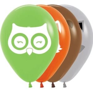SET DE 10 GLOBOS LATEX SEMPERTEX BOSQUE