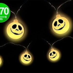 GUIRNALDA HALLOWEEN JACK CON LUCES LED
