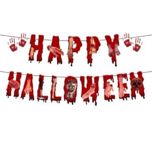 BANNER SANGRIENTO *HAPPY HALLOWEEN* - 3MTS