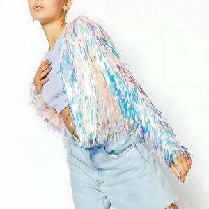 CAMPERA DE FLECOS IRIDISCENTES