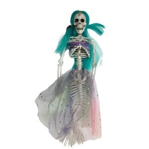 MUÑECO DECORATIVO PREMIUM ESKELETO SIRENA 40CM
