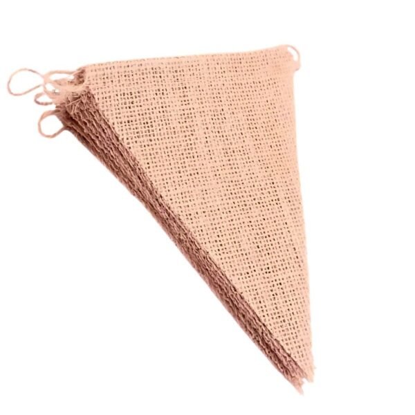 BANDERIN ARPILLERA TRIANGULAR KRAFT | Cotillón Colores