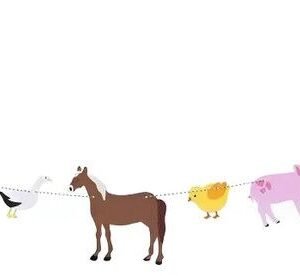 GUIRNALDA ANIMALES GRANJA