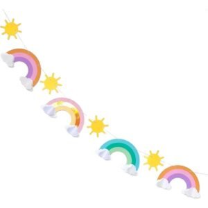GUIRNALDA ARCOIRIS PASTEL SOL