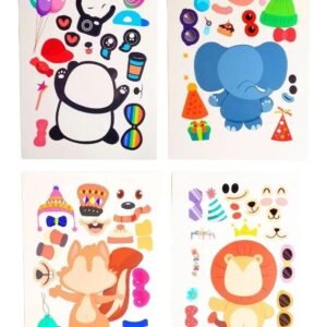 STICKERS DIDACTICOS ''''ANIMALITOS'''' - Set x 4 planchas