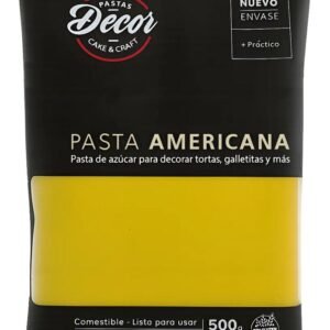 PASTA AMERICANA 500GR PASTELAR AMARILLO