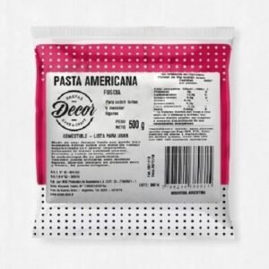 PASTA AMERICANA 500GR PASTELAR FUCSIA