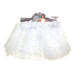 TUTU BLANCO GLITTER 30CM ADULTOS