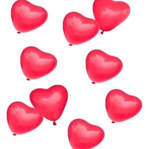 GLOBO LATEX FORMAS 5'' - MINI CORAZON ROJO X 25 UNIDADES