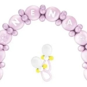 GLOBO GLOBBY KIT *BABY SHOWER NENA* - 64 PIEZAS