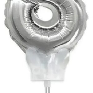 MINI GLOBO METALIZADO NUMERO 8