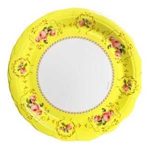 PLATO DE POLIPAPEL 17CM *HORA DEL TE* X 6 UNIDADES